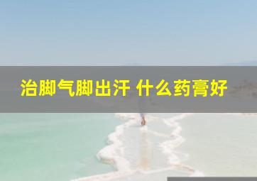 治脚气脚出汗 什么药膏好